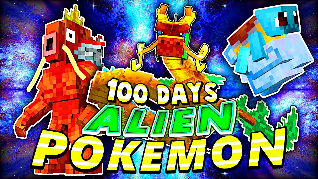 We Spent 100 Days in Minecraft Pokémon with Fakemon ONLY