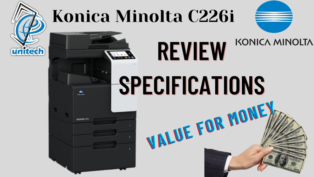 Konica Minolta C226i colour Machine review & detailed information. 