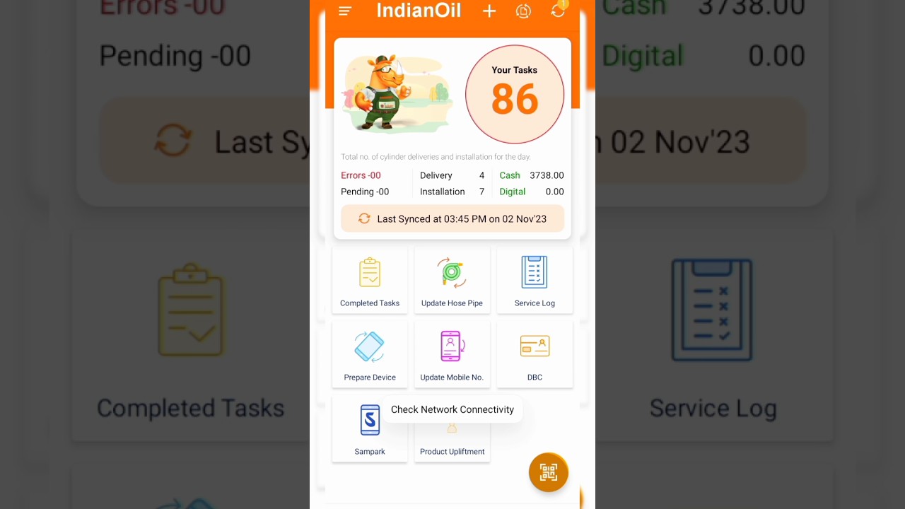 Ujjwala Installation Indianoil for business app #installation #ujjwala #viral