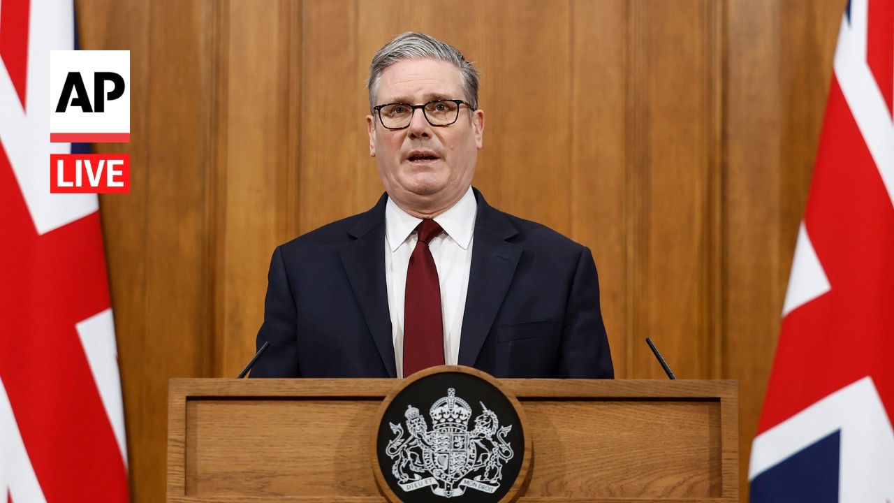 LIVE: British PM Keir Starmer holds a press conference on Iran war