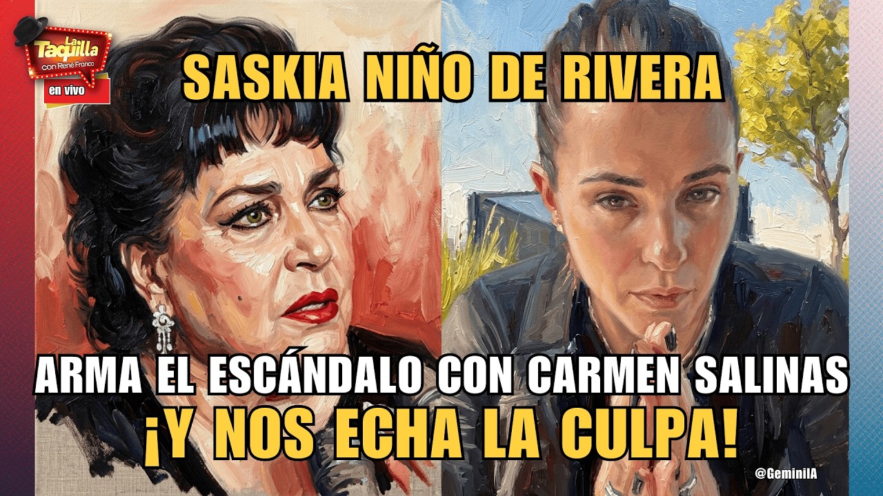 Saskia Niño arma el escándalo con Carmen Salinas ¡y nos echa la culpa! | La Taquilla | Rene Franco