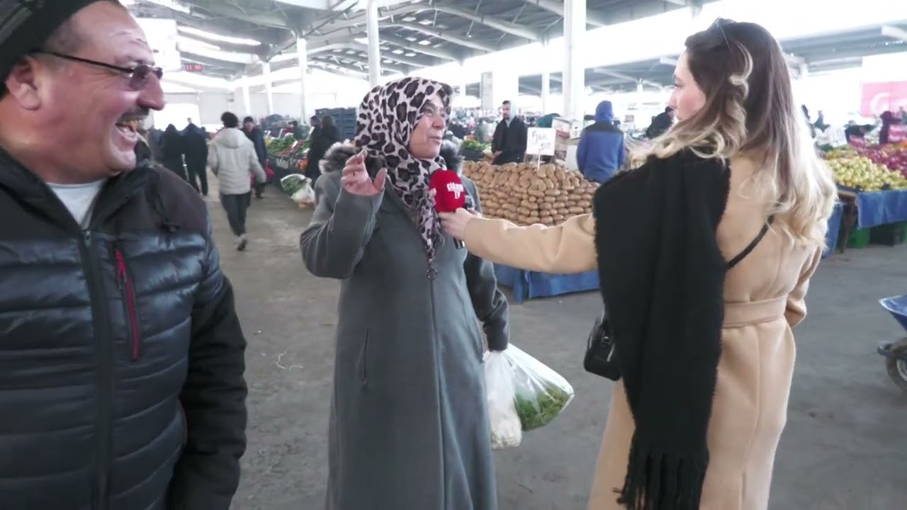 Kırşehir kapalı pazarda ürün pahalı değil senin paran yok!