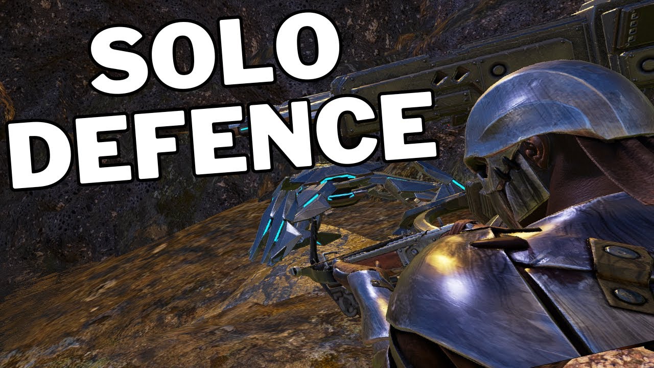 Solo Defending My UNDERWATER Cave In Ark....