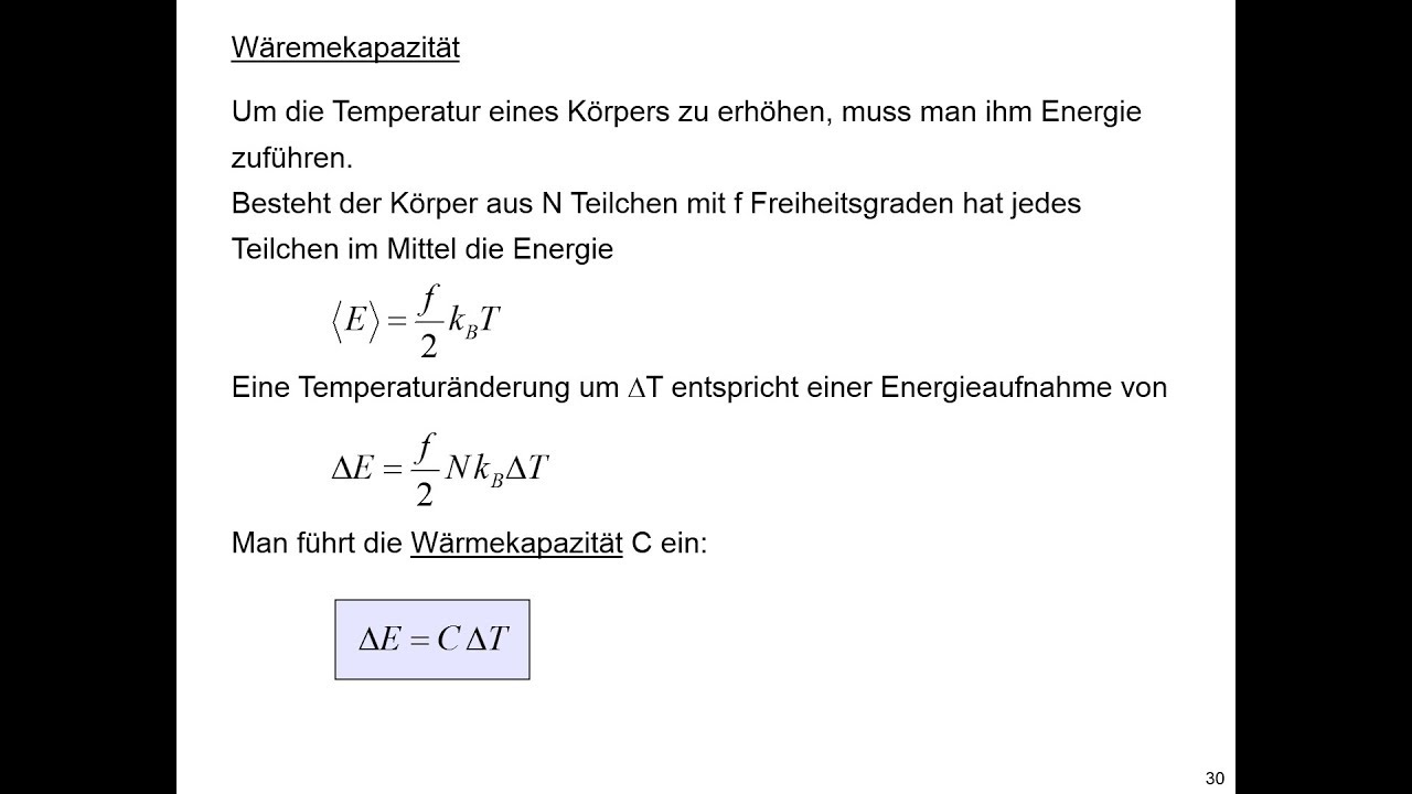 Wärmekapazität