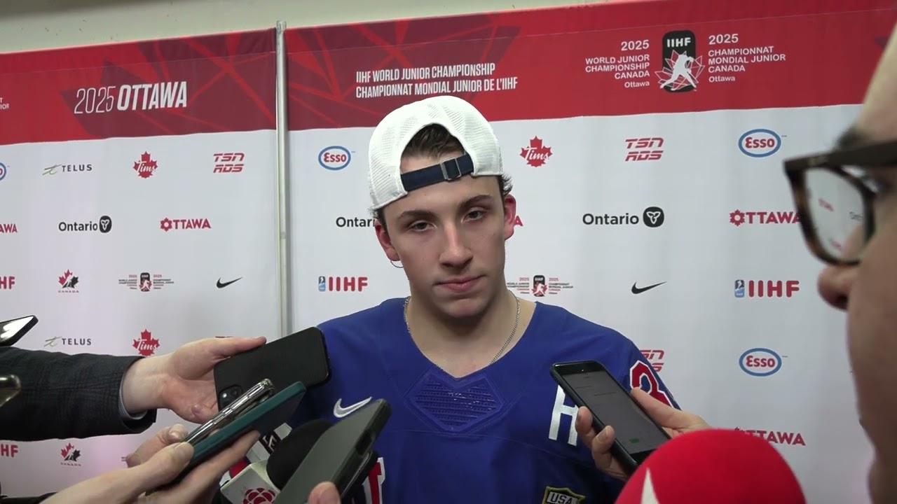 Gabe Perreault Going For Back-To-Back Gold With Team USA After 4-1 Semifinal Win Against Czechia