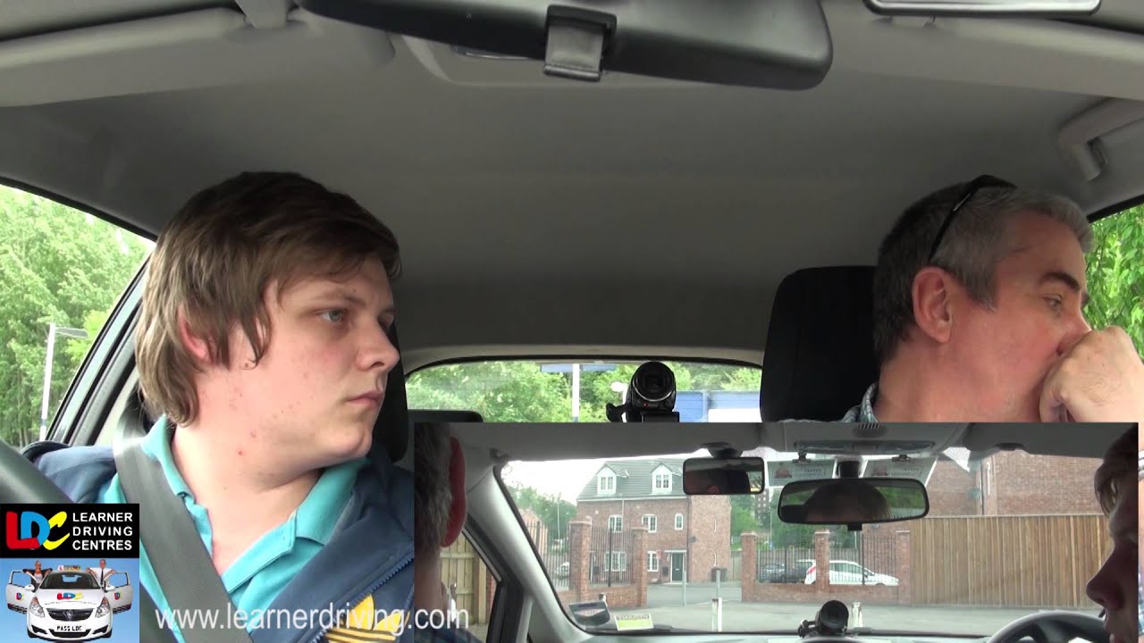 Dean's 3rd driving lesson with Bob