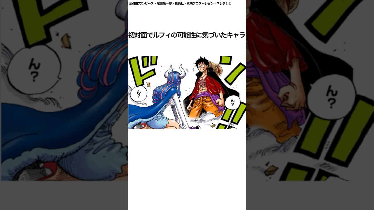 初対面でルフィの可能性に気づいたキャラ #ワンピース #onepiece #アニメ #考察 #雑学 #漫画