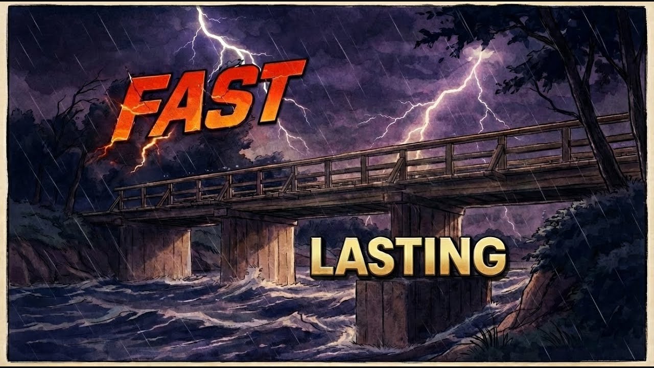 The Wooden Bridge vs The Storm: What is the Price of Rushing?
