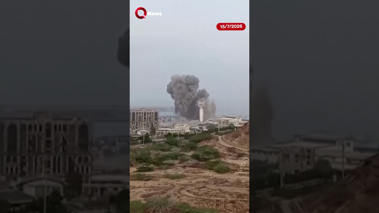 Huge plume of smoke rises over Iran's Chabahar port after strike