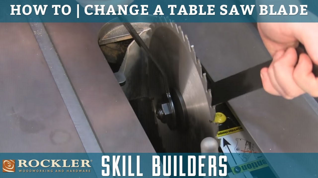 Как заменить пильное полотно на циркулярной пиле | Rockler Skill Builders
