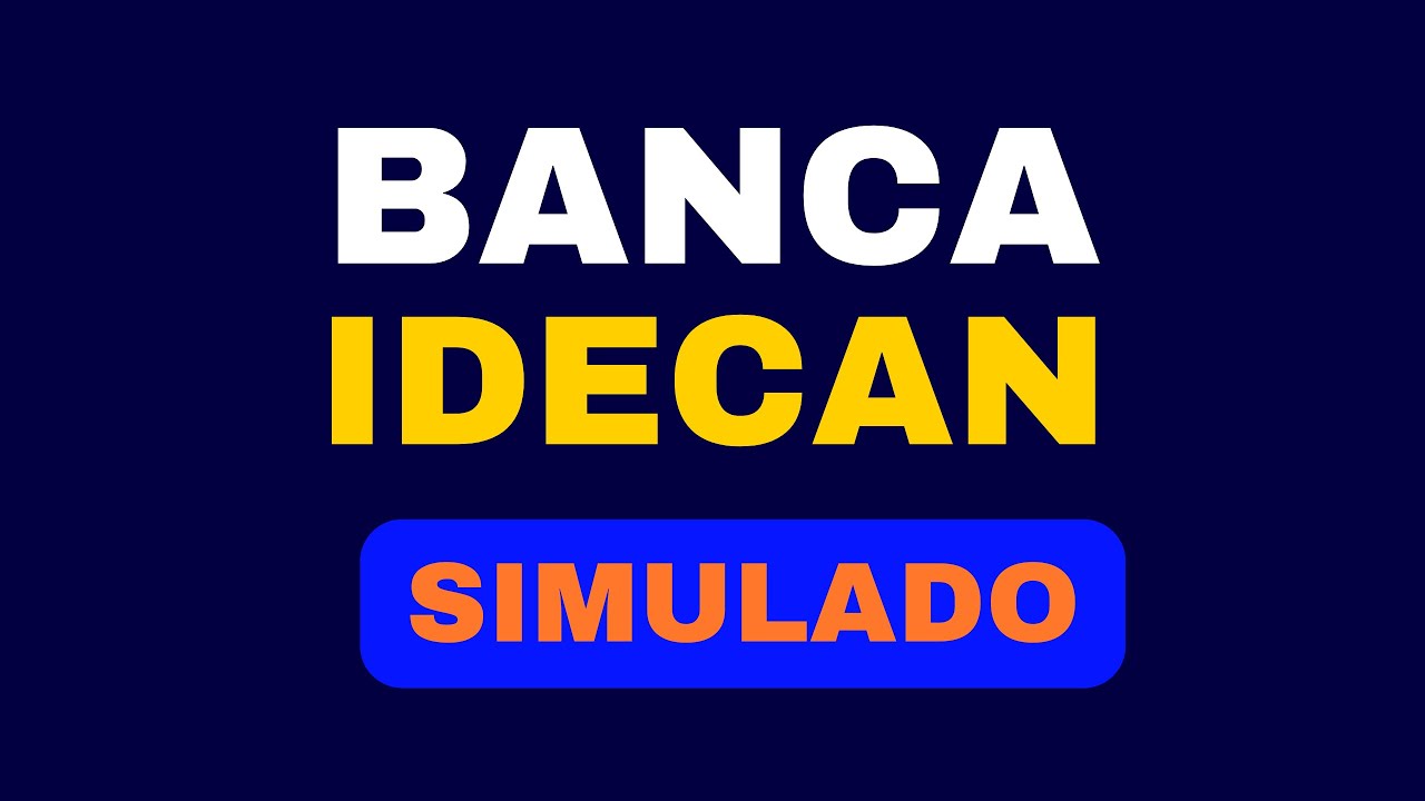 SIMULADO - BANCA IDECAN