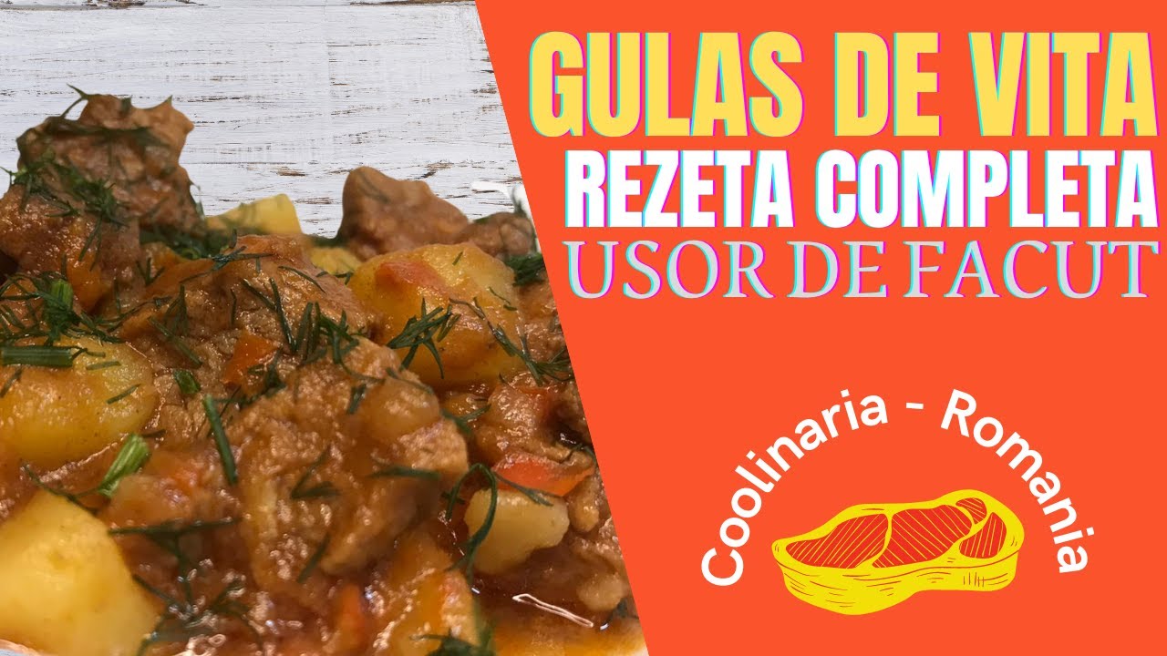 GULAS DIN CARNE DE VITA ❌ Retete de mancaruri | Gateste rapid si sanatos  Coolinaria #8