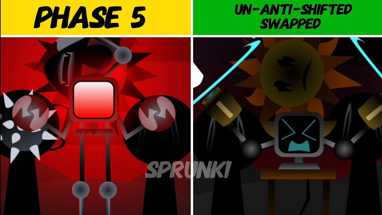 Incredibox Sprunki Un-Anti-Shifted Phase 5 But Swapped 