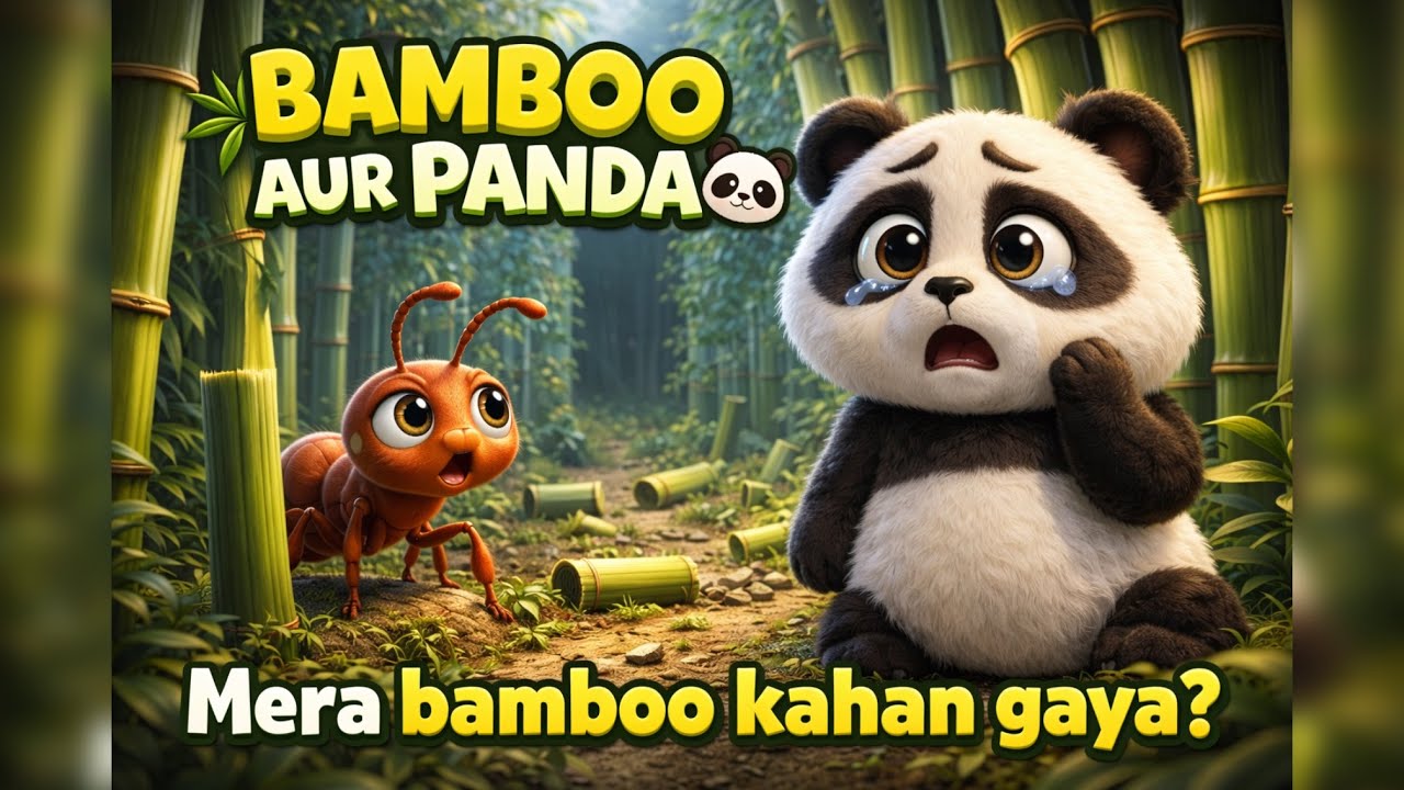 Mera bamboo kaha gya?? 😟|बाओ बाओ पांडा का बाँस कहाँ गया?|