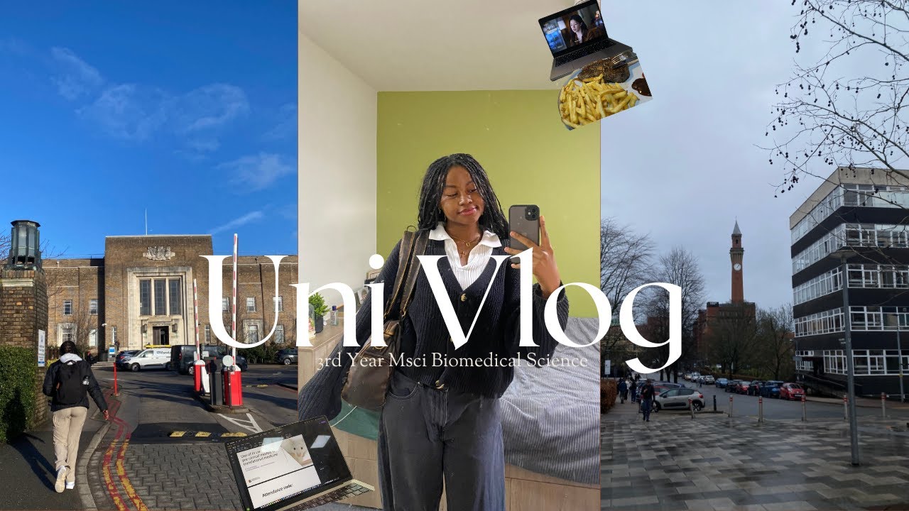 MSci Biomedical Science student volg at UoB 🤍🔬 | labs, dance practice, Bridgerton | uni vlog
