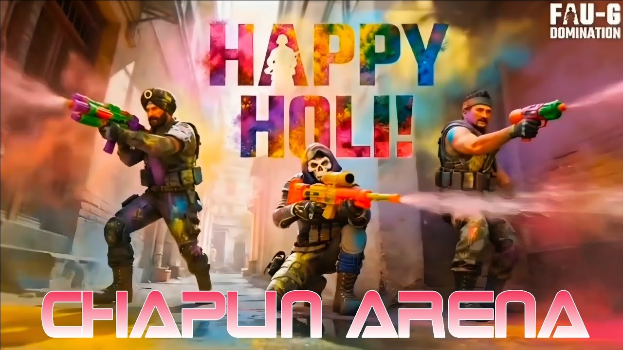 HAPPY HOLI folks FAU-G | Daily PRIZEPOOL Matches Live@FAU-GDomination