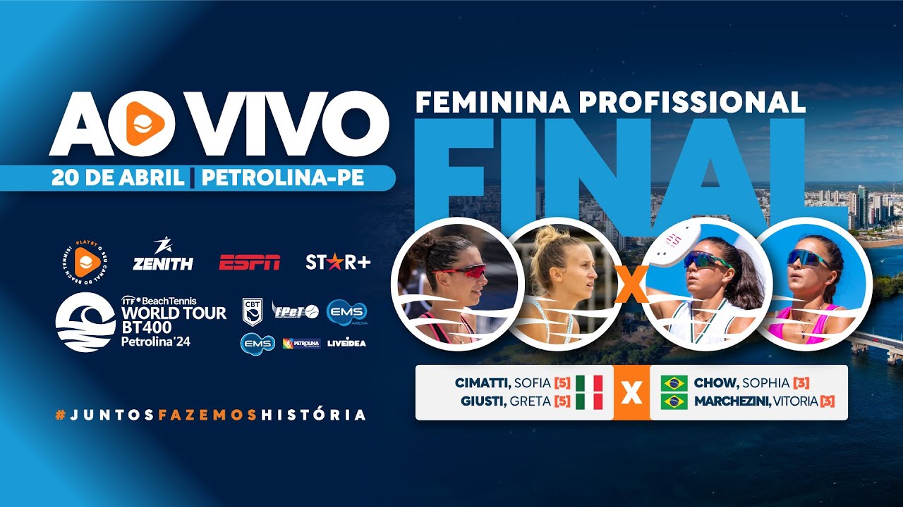 FINAL: SOPHIA CHOW / VITORIA MARCHEZINI X SOFIA CIMATTI / GRETA GIUSTI - ITF BT 400 PETROLINA