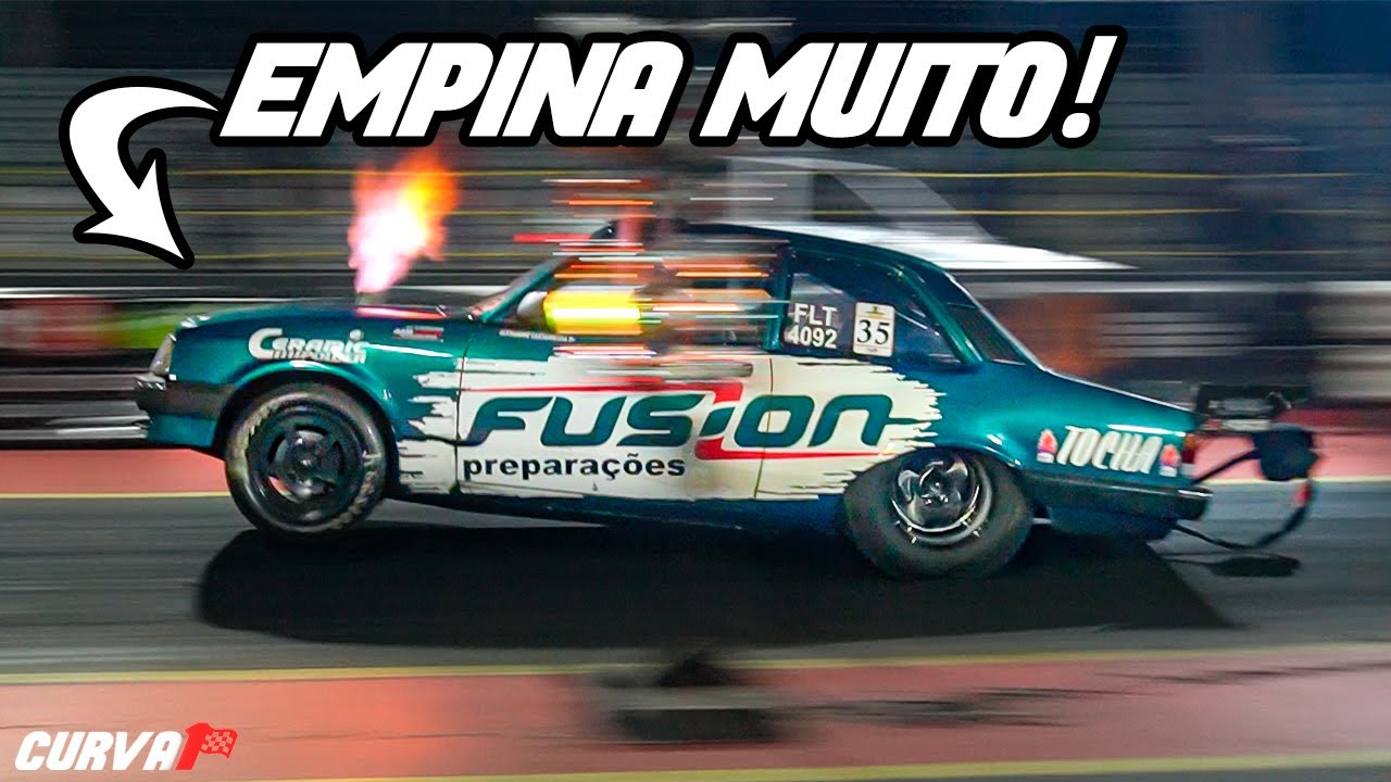 CHEVETTE TURBO EMPINA DEMAIS!! 😳    MAL CONSEGUE ACELERAR DE TÃO FORTE