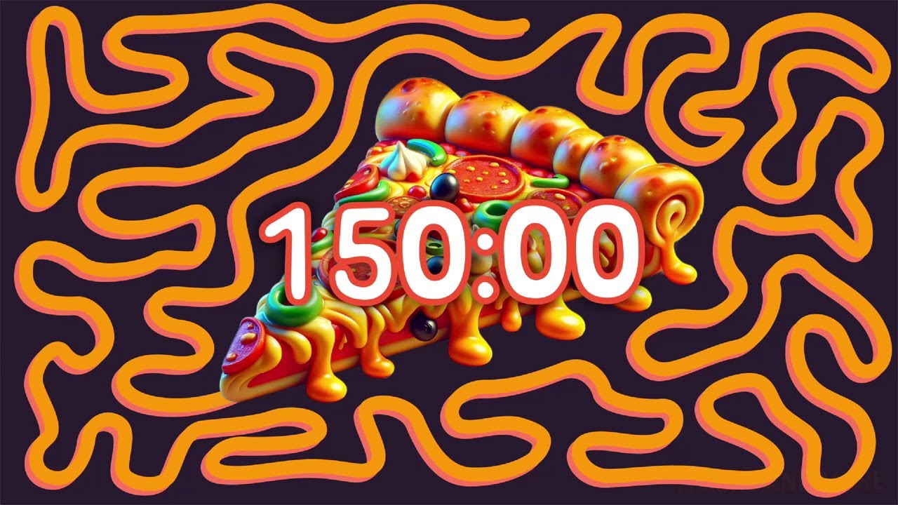 150 Minute Pizza 🍕 bomb 💣 timer