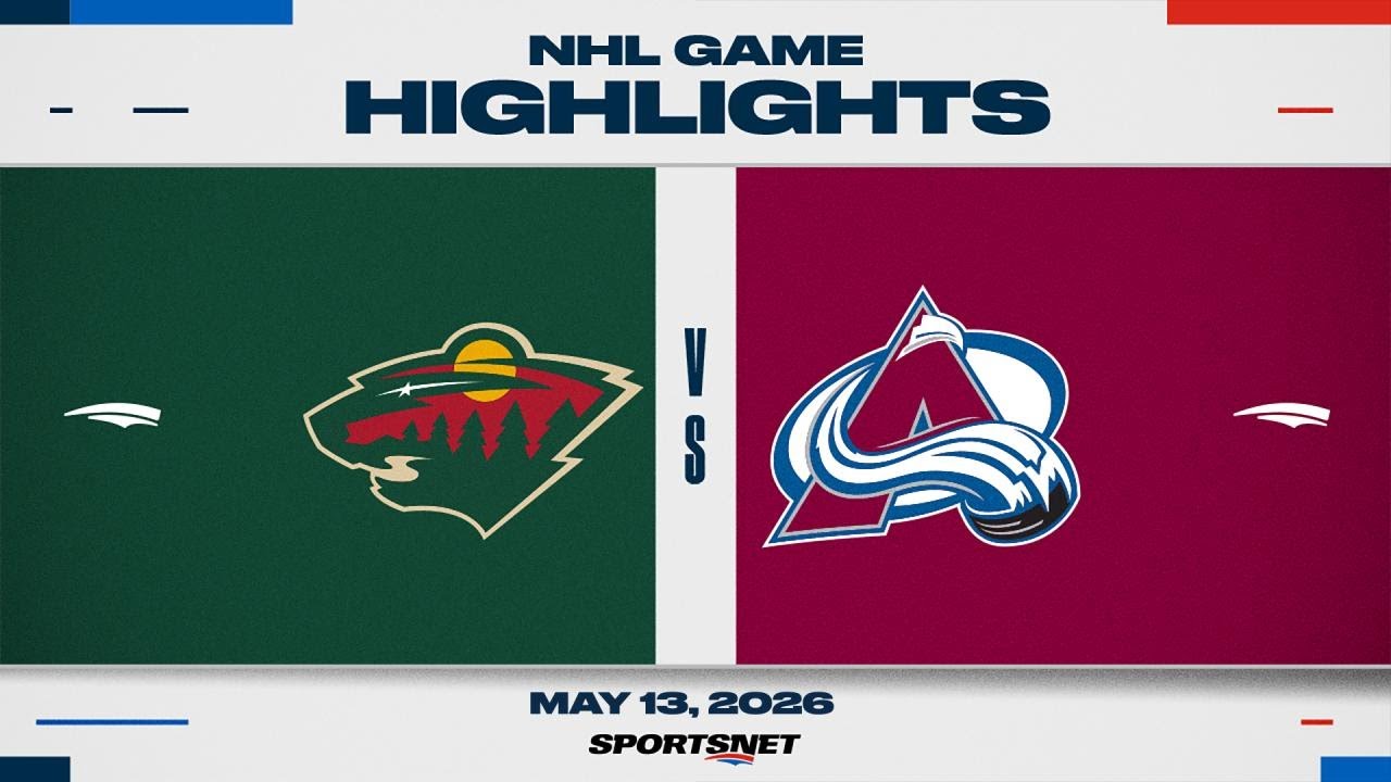 NHL Game 5 Highlights | Wild vs. Avalanche - May 13, 2026
