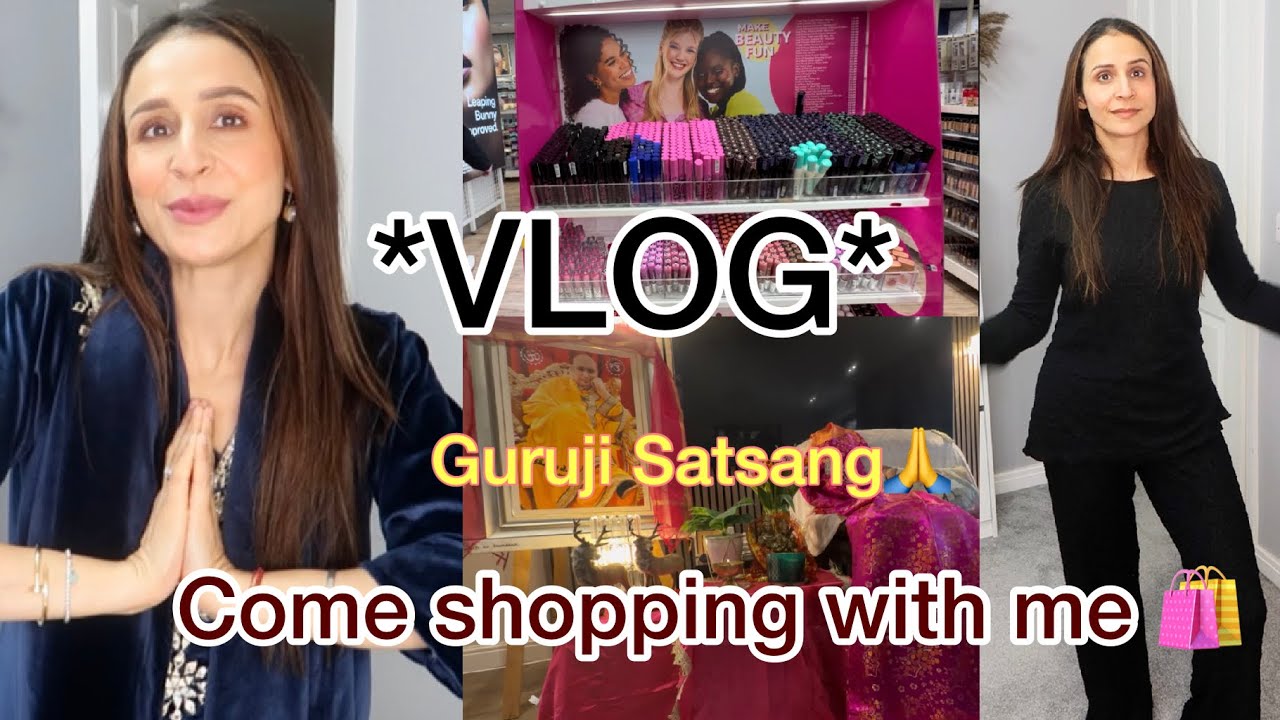 *VLOG* Sharing Guruji Satsang🙏what’s new in Primark ~shopping 🛍️ Uk Vlogger