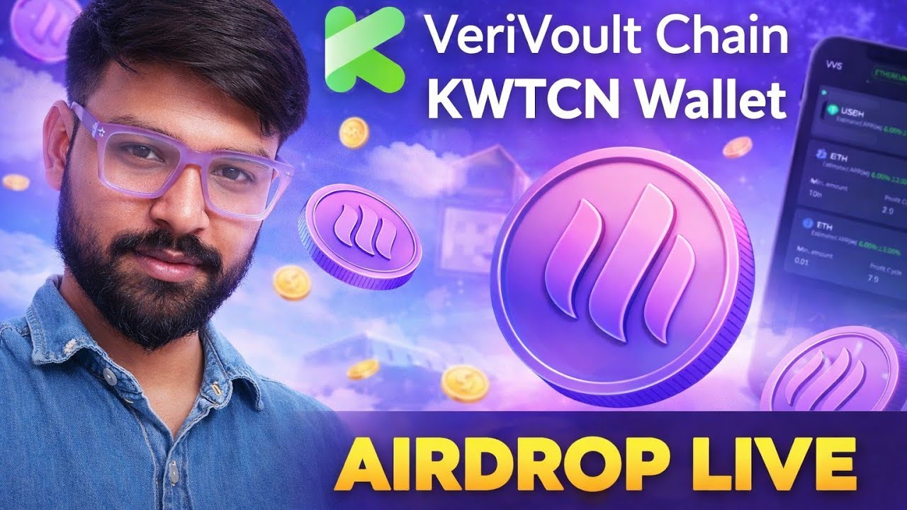 Veri Vault Chain Airdrop - KWTCN Wallet Airdrop Live Join Now 
