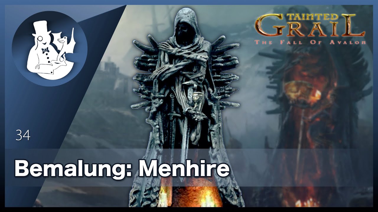 34 | Bemalung: Menhire aus „Tainted Grail“ (Awaken Realms, Pegasus), OSL