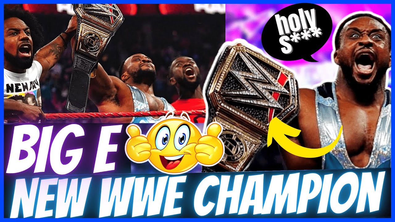 Big E Wins WWE Championship On Monday Night Raw 😱😁