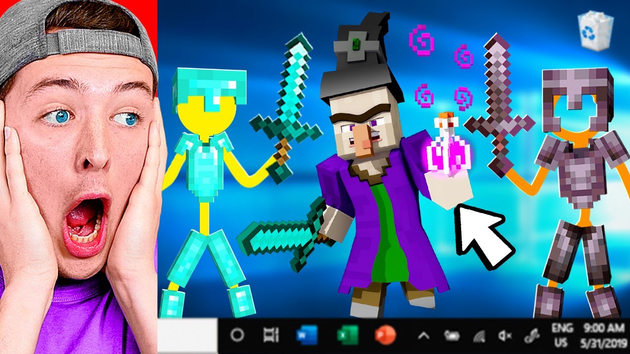Реакция на САМОЕ ПРОСМОТРИМОЕ видео Minecraft против анимации! (БИТВА ВЕДЬМ)