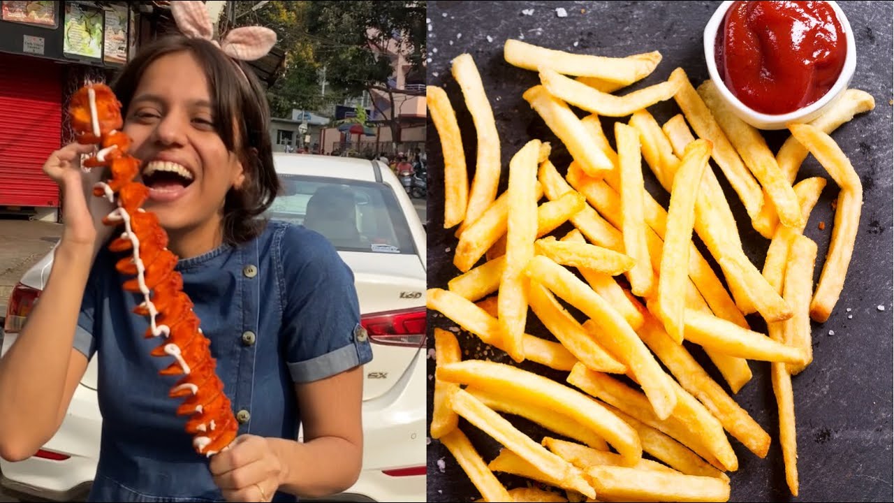 Spring Potato at VV Puram Food Street | Tornado Potato | Indian street Food | Bangalore Street food