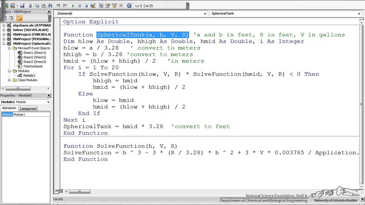 Bisection Method in VBA