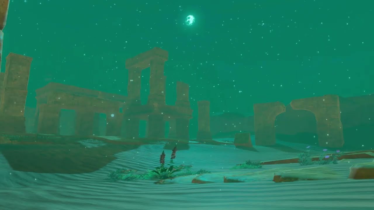 Northern Ice-House Ruins [Thunderstorm] [Still 02] - Zelda BotW Ambience, Atmosphere & Environment