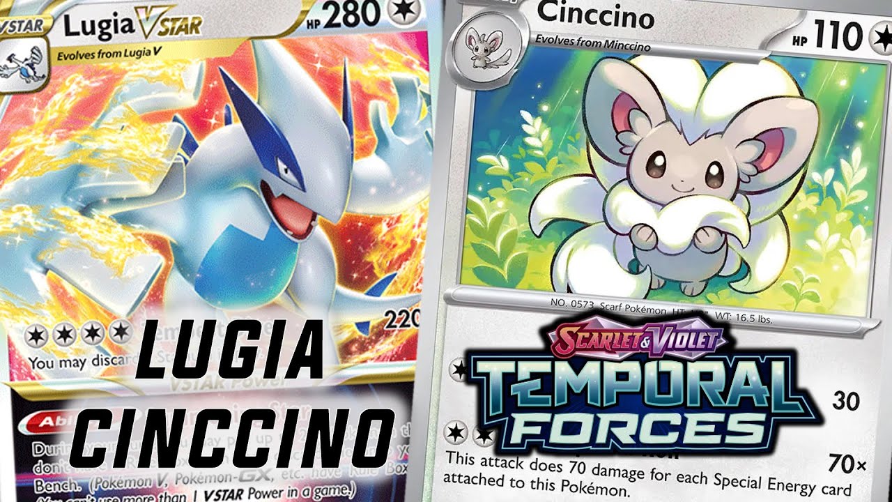 🌟 Cinccino da ALAS a Lugia VSTAR - Pokémon TCG Temporal Forces /Fuerzas Temporales