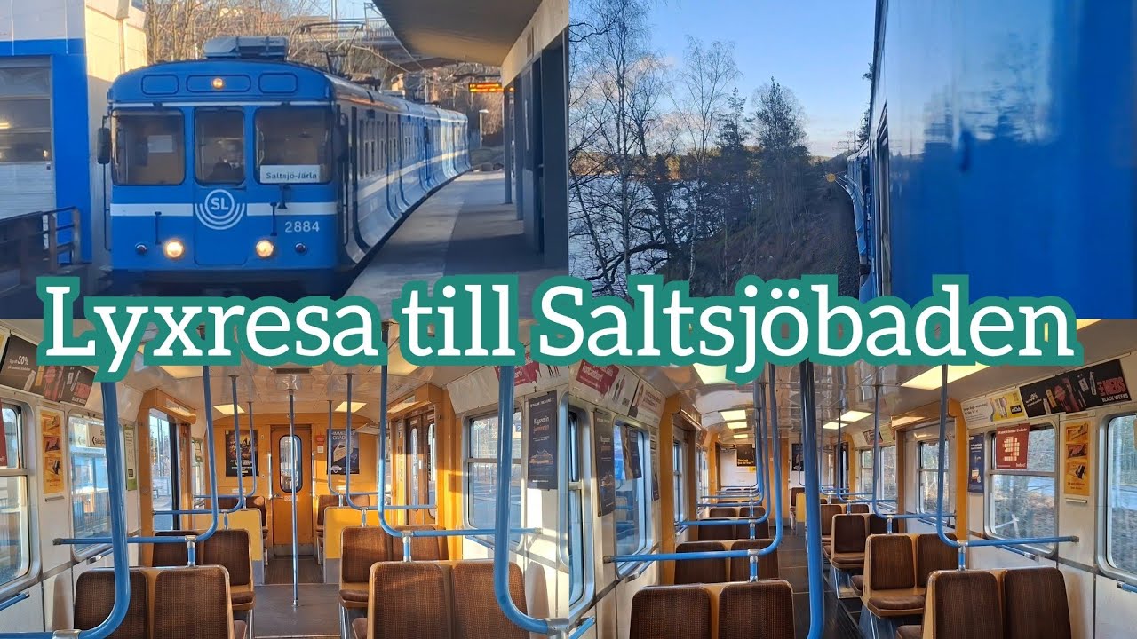 EGET PAR PÅ SALTSJÖBANAN | Resa med C10/C11 från Saltsjö-Järla till Saltsjöbaden 