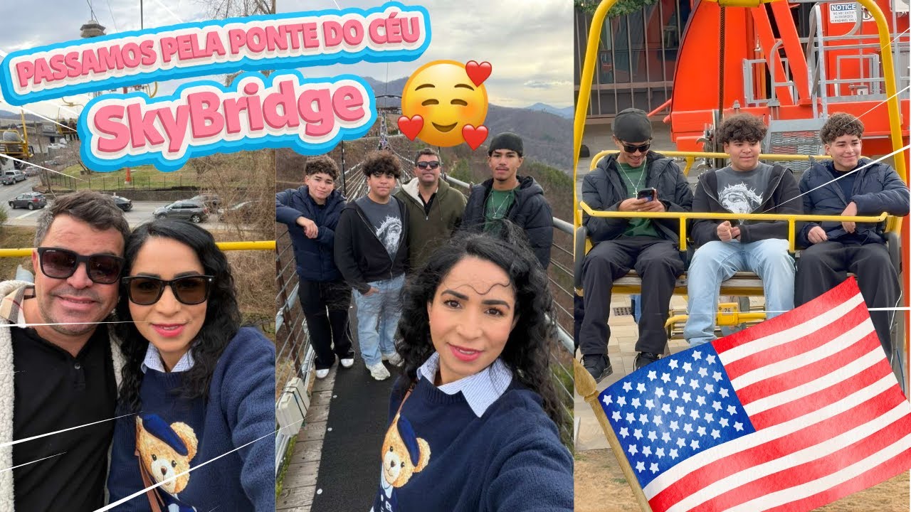 FIZEMOS UM PASSEIO NAS ALTURAS NA PONTE DO CÉU! SKYBRIDGE!