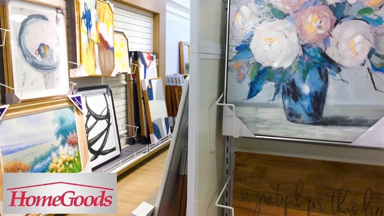 HOMEGOODS WALL DECOR ART PAINTINGS HOME DECOR SHOP WITH ME SHOPPING STORE WALK THROUGH