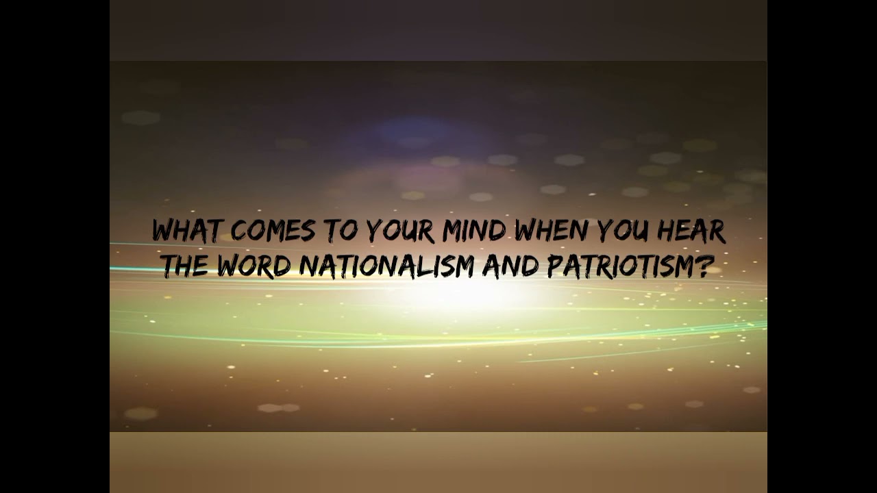CFLM-1 REPORTING VIDEO (NATIONALISM AND PATRIOTISM)