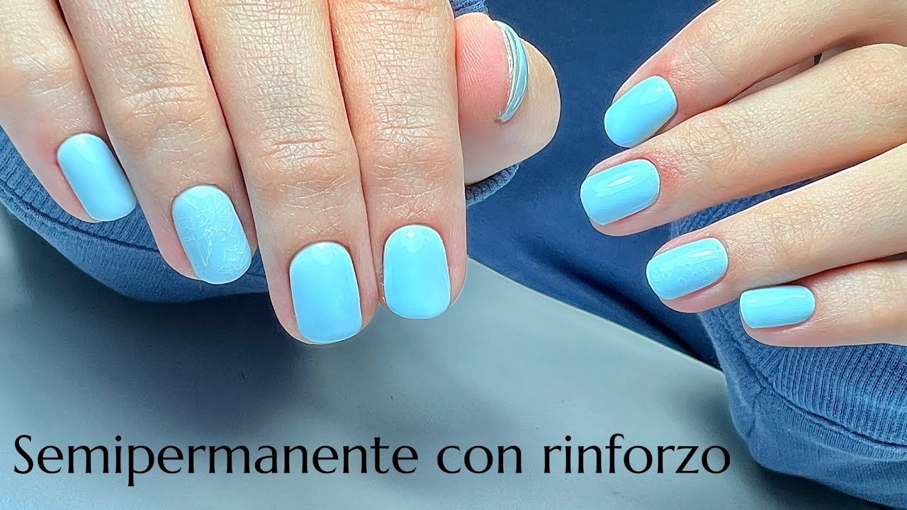 REFILL: SEMIPERMANENTE CON RINFORZO E STAMPING UNGHIA INTERA e STESURA COLORE PASTELLO |Makolina95|