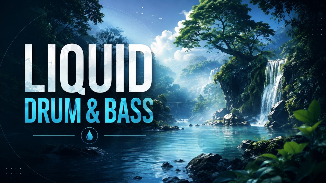 Atmospheric Liquid Drum & Bass Jungle 🌧️ | 3 Hour Mix for Gaming, Studying & Vibe Coding