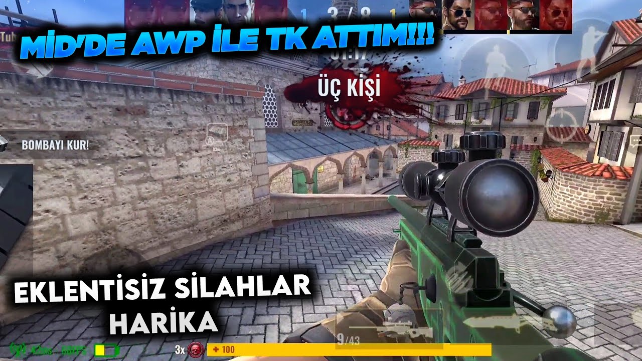 AWP İLE TK ATTIM! FUL EKLENTİSİZ SİLAHLARLA GAMEPLAY | ZULA MOBİLE