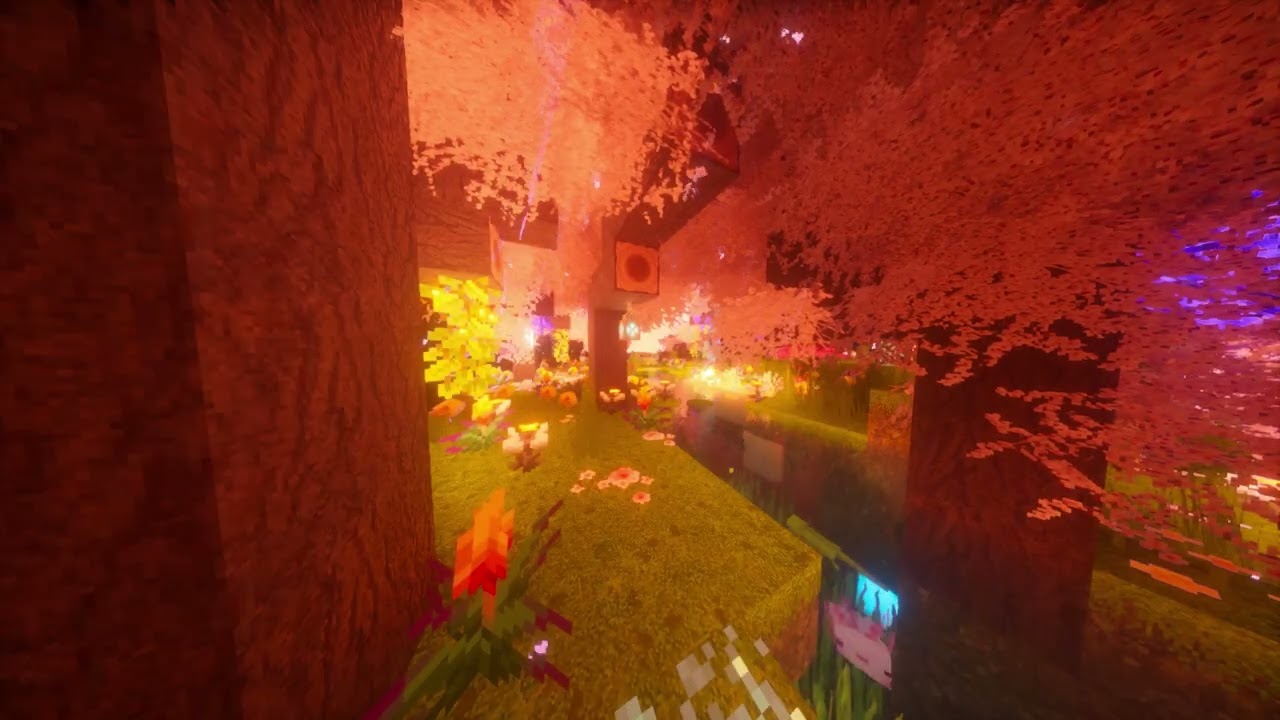 Entspannende Minecraft Atmosphäre mit Wassergeplätscher und beruhigender Musik.. z Z z Z....😴🎶
