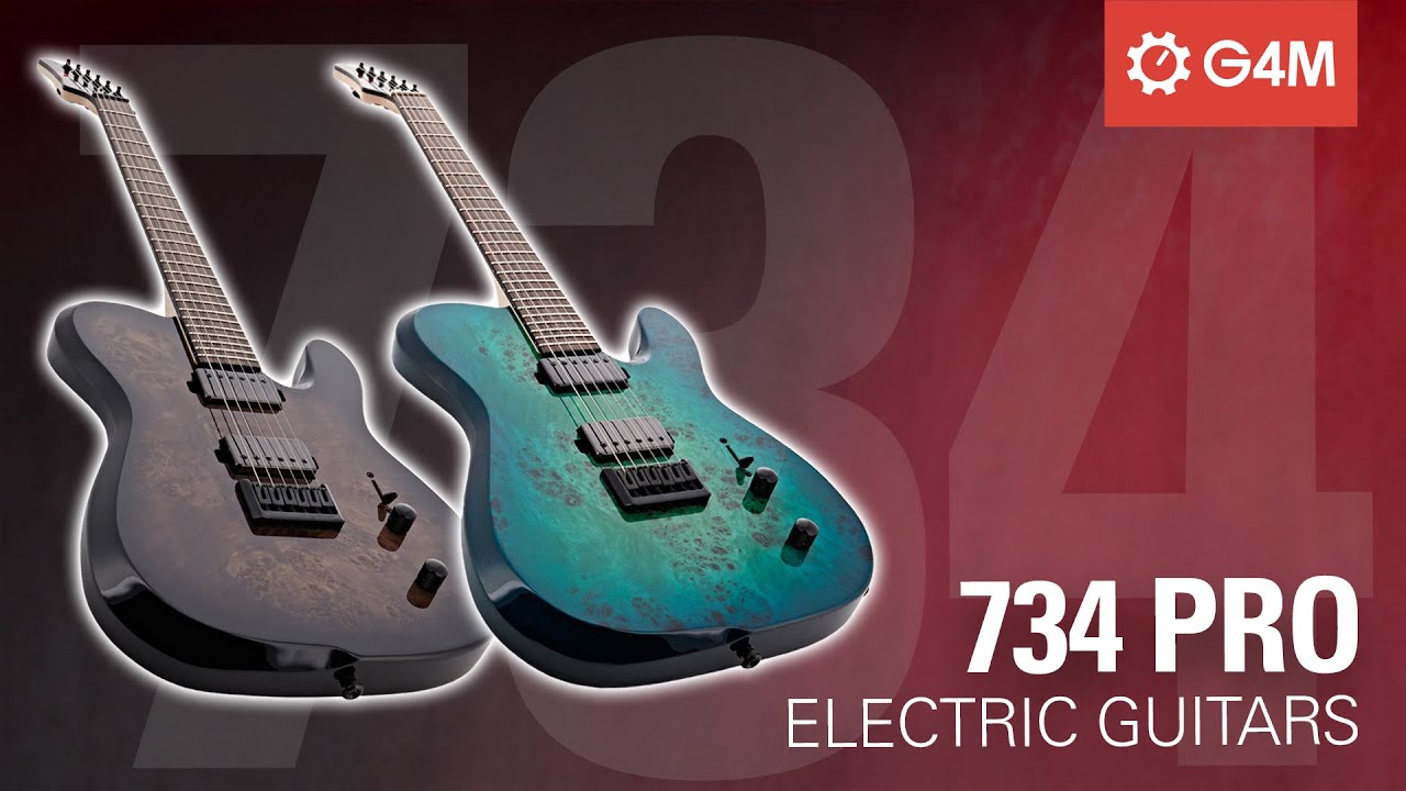 G4M G-734 PRO Electric Guitars - Showcase