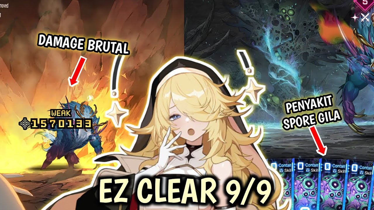 Dua Tim Ini Bisa Nge-clear Elemental Spirit 9/9 Dengan Gampang | Chaos Zero Nightmare