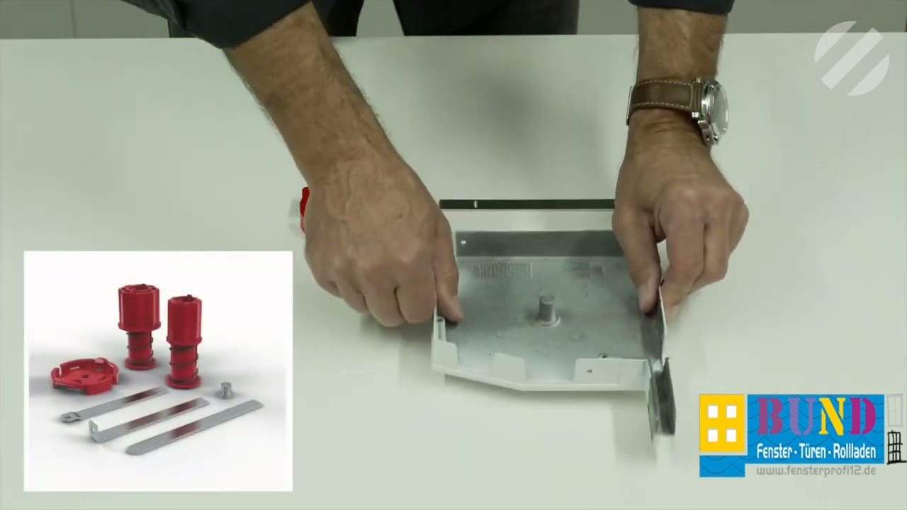 Vorbaurolladen mit Klick Set acomax Adaptern
