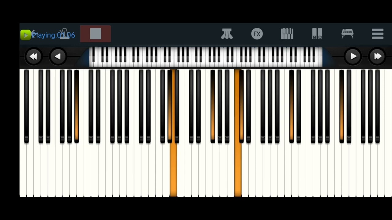 Rush e 2 on perfect piano