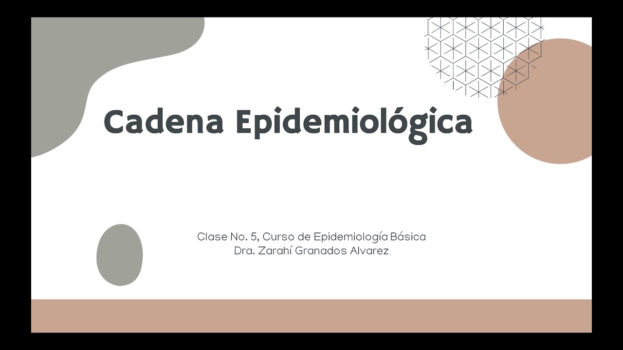 Clase 5 - Cadena Epidemiológica