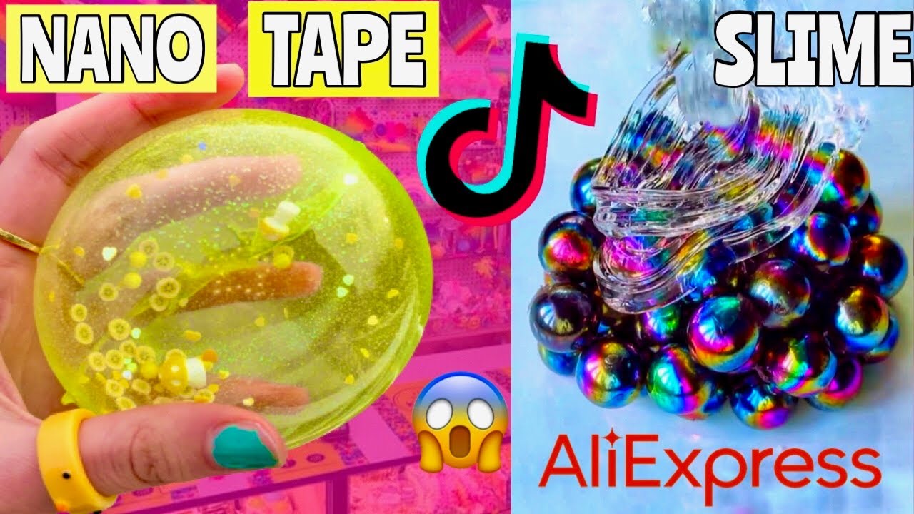 Тестирую вирусную наноленту, слайм и лайфхаки + товары из TIKTOK с AliExpress! 😱🫧🤨 *очень приятно*
