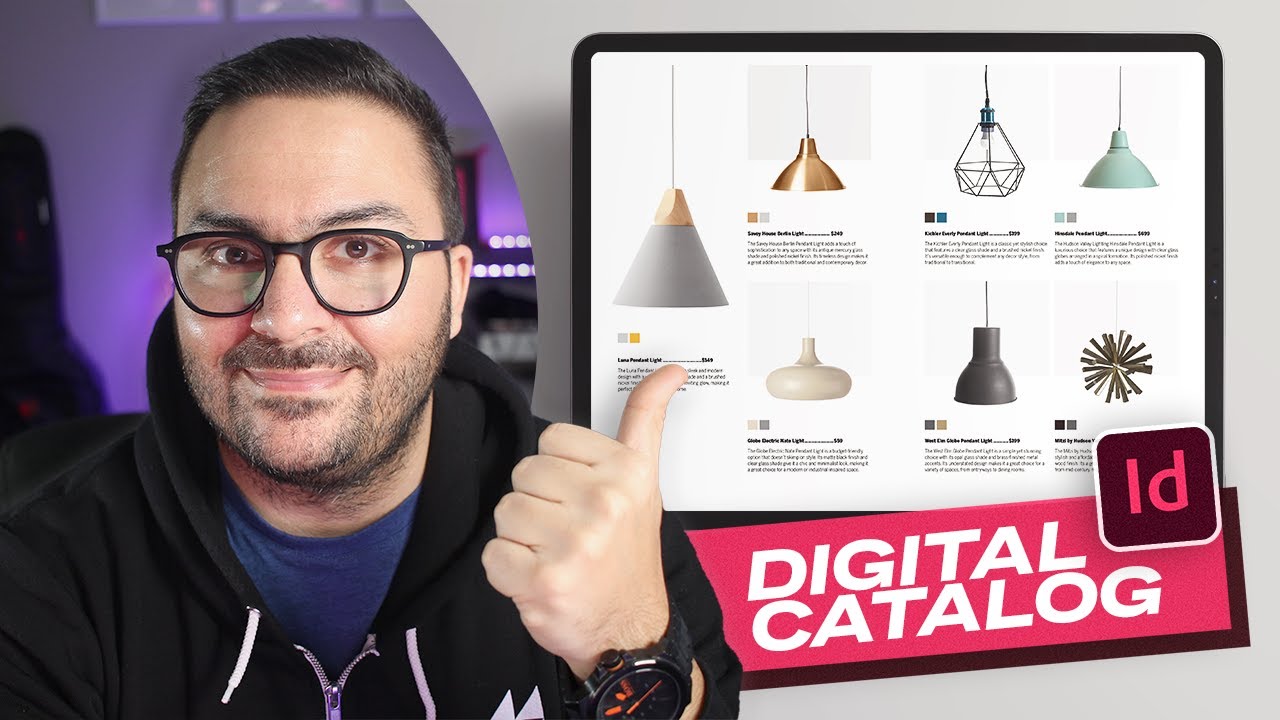 Создайте макет цифрового каталога с кнопками-переключателями в Adobe InDesign