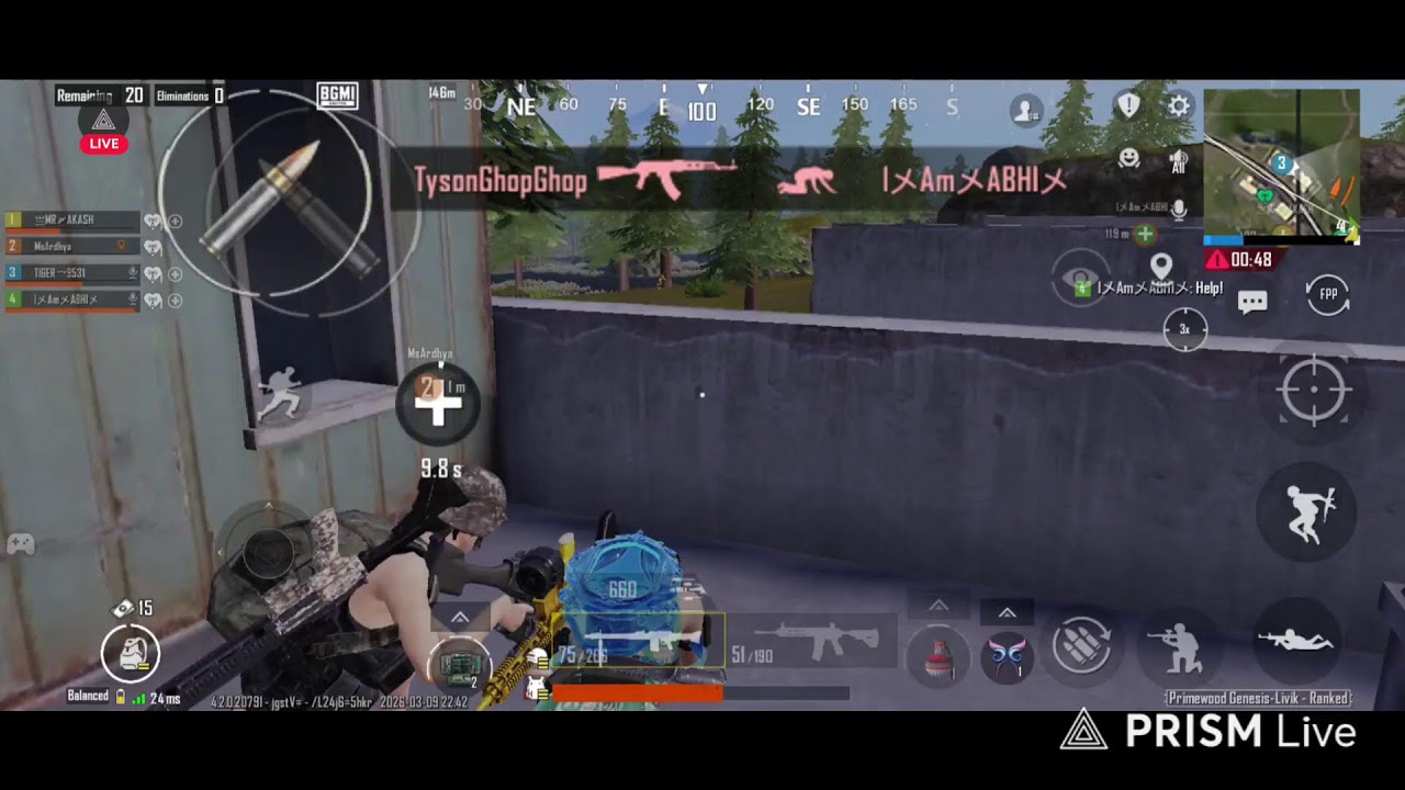 Bgmi live streaming game play video in gujarati turnament #bgmilive