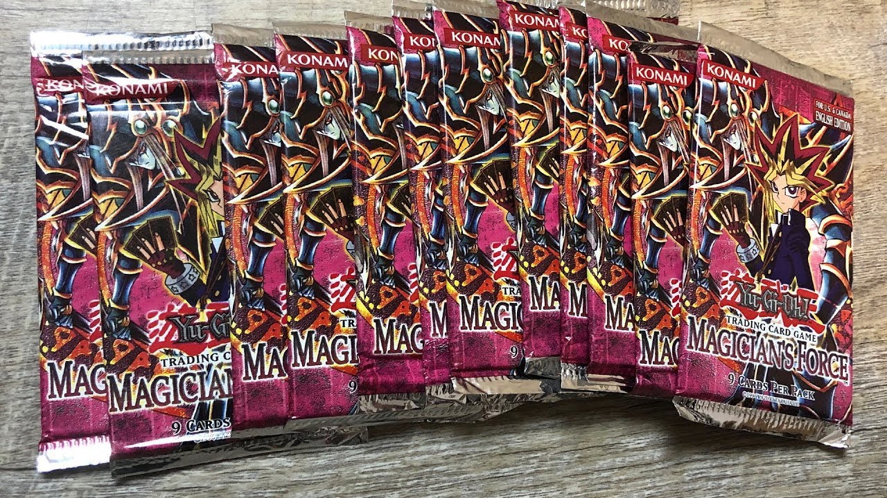 When you pull a SECRET RARE from a Magician's Force Booster Pack...